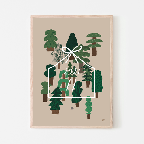 Poster - Norway forest