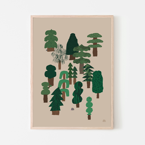 Poster - Norway forest